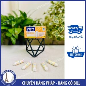 Tampon Nett của Pháp dạng ống giúp tiện lợi, dễ dùng