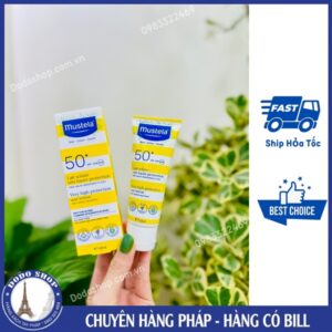 Kem chống nắng trẻ em Mustela