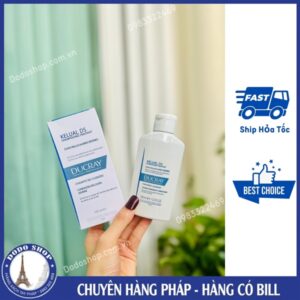 Dầu gội Ducray Kelual DS đặc trị dành cho da đầu nhiều gàu, gàu mảng lớn và viêm ngứa da đầu