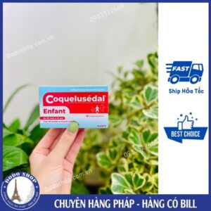 Thuốc ho long đờm nhét đít Coquelusedal của Pháp dùng cho trẻ từ sơ sinh