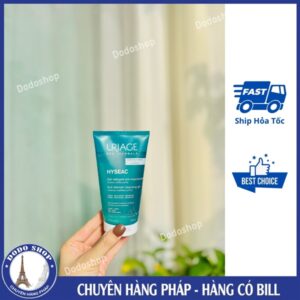 Sữa rửa mặt Uriage hyseac dành cho da dầu, da hỗn hợp, da mụn