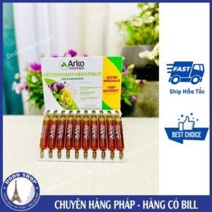 Detox thải độc gan Arkopharma của Pháp giúp thanh nhiệt, tăng cường chức năng gan