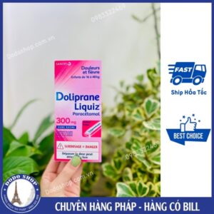 Thuốc hạ sốt Doliprane Pháp dùng cho trẻ từ sơ sinh