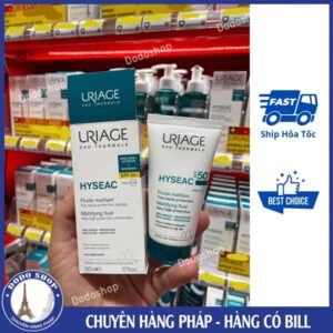 Kem chống nắng Uriage hyseac fluid spf50