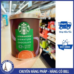 Bột Chocolate signature Starbucks của Pháp thơm ngon, dễ uống loại 42%