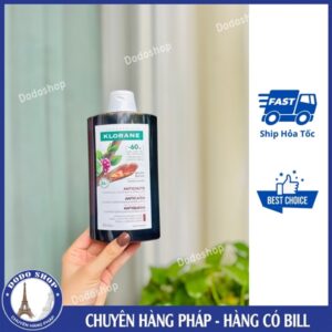Cặp gội xả Klorane dành cho tóc yếu dễ rụng, tóc hư tổn
