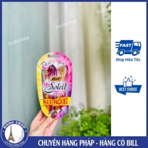 Dao cạo phụ nữ BIC Miss Soleil Colour Collection dùng một lần