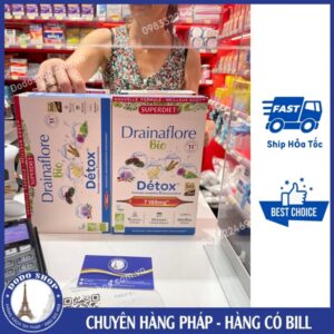 Detox 5in1 Superdiet Drainaflore giúp thải độc sâu và thanh lọc cơ thể