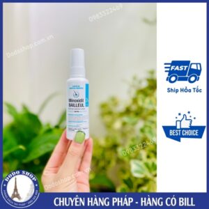 Xịt mọc tóc Minoxidil 2% nội địa Pháp, giúp giảm rụng, kích thích mọc tóc