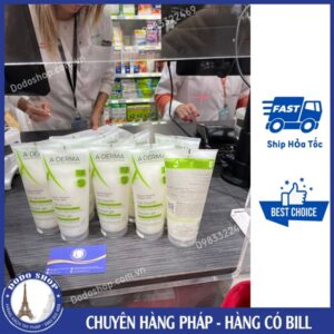 Sữa tắm A-DERMA Gel Douche Hydra-Protecteur giảm mụn lưng