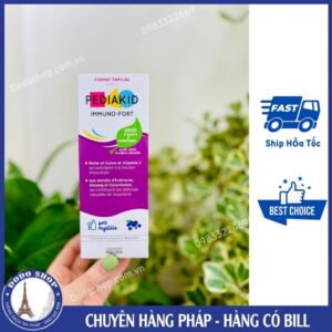 Siro Pediakid Immuno Fort giúp tăng đề kháng cho trẻ