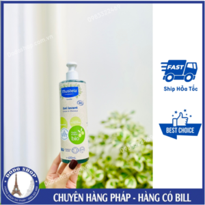 Sữa tắm gội Mustela Gel Lavant dùng cho bé từ sơ sinh
