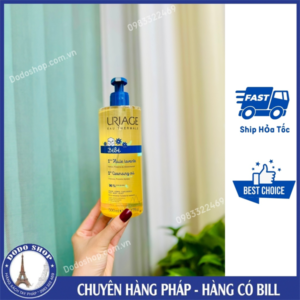 Dầu tắm Uriage bébé Huile lavante dùng hàng ngày cho trẻ từ sơ sinh