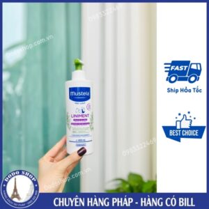 DDVS thay bỉm Mustela Liniment cho bé