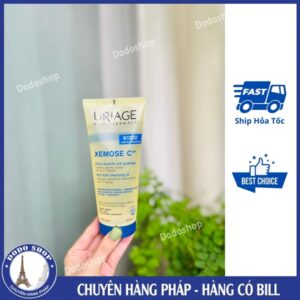 Dầu tắm Uriage Xémose C8+ Huile Lavante Anti-Itch dành cho da khô, rất khô, da bị ngứa, viêm da cơ địa, da chàm sữa