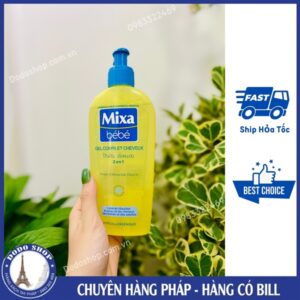 Sữa tắm gội 2in1 Mixa Bébé dành cho bé từ sơ sinh