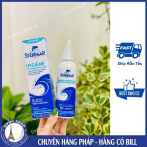 Xịt muối biển Sterima cá heo full các lứa tuổi cho bé