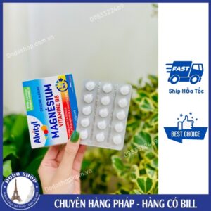 Viên uống Alvityl Magnesium vitamin B6 giúp giảm lo âu, stress