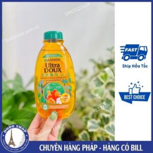 Dầu gội trẻ em Garnier Ultra Doux 2in1 giúp tóc bé mềm mượt