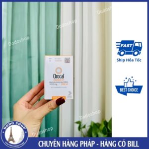 Viên ngậm Orocal bổ sung canxi và vitamin D3 cho trẻ