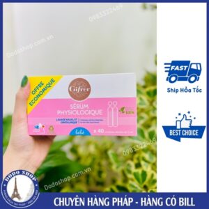 Nước muối sinh lý Pháp Physiologica dùng vệ sinh hàng ngày cho trẻ