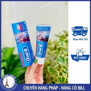 Kem đánh răng trẻ em oralb 3 tuổi