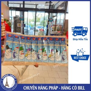 Kẹo socola Pháp 10 thanh Milk and White Chocolate