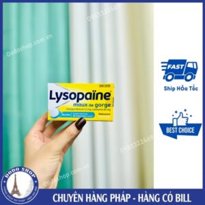 Viên ngậm Lysopaine giảm đau họng vị bạc hà hộp 2tub